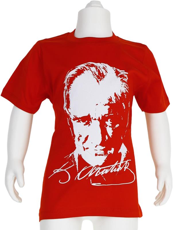 7026 23 nisan 19 mayıs atatürk baskı çocuk tişört toptan 6/9 yaş