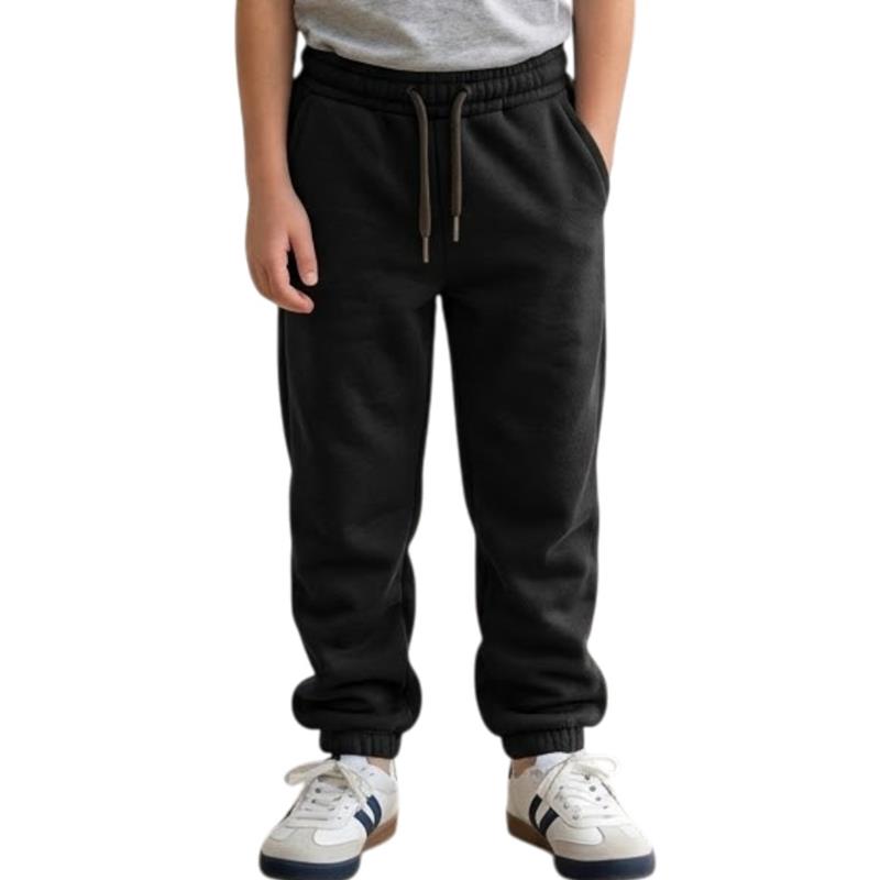 1014 toptan 7-8-9-10 yaş erkek çocuklar için kışlık üç iplik spor pantalon