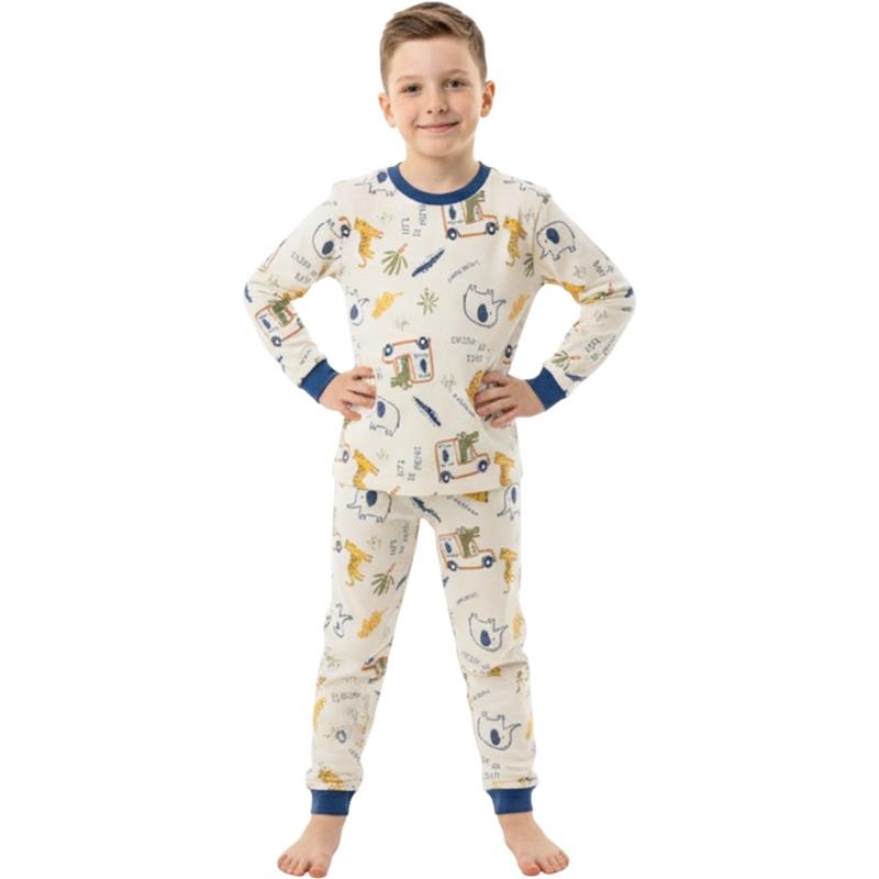 19087 toptan 7/9 yaş erkek çocuklar için mevsimlik pijama takımı