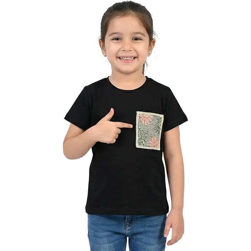 4101 toptan 1-4 yaş arası kız çocuklar için yazlık tişörtler