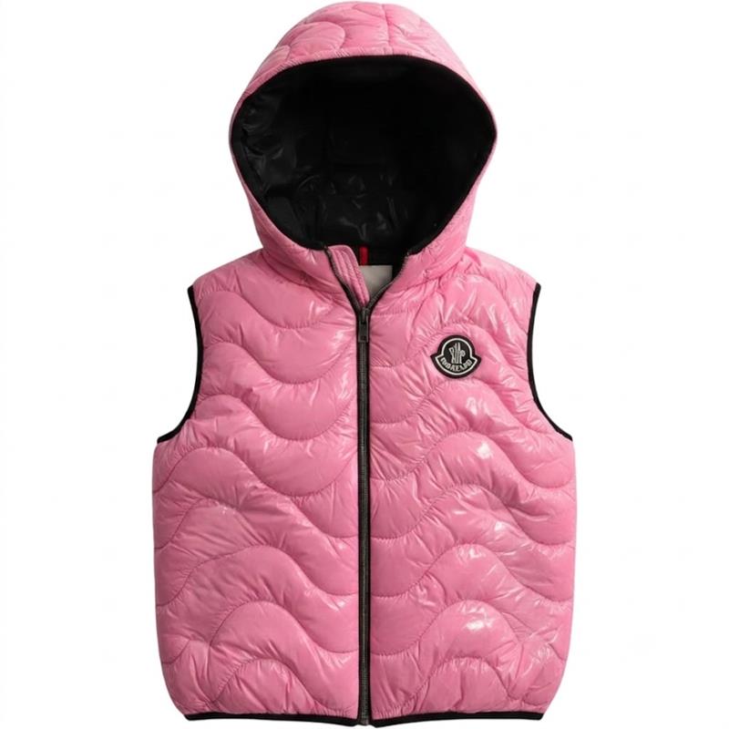 925 toptan 5-6-7 yaş kız ve erkek çocuklar için kapüşonlu "Moncler" yelek  