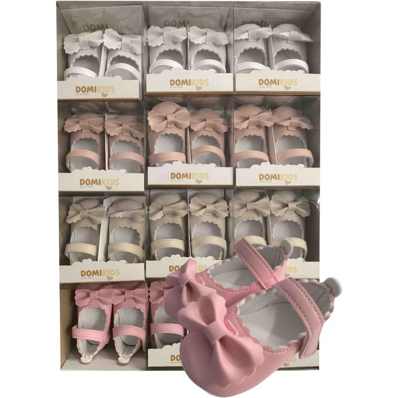 1400  toptan DOMIKIDS markalı, dekoratif fiyonklu, kız çocukları için  çocuk sandalet