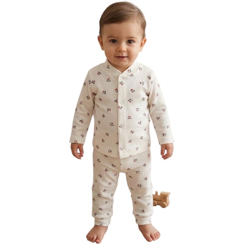 1067 toptan 3-6-9 aylık bebekler için pijama takımı