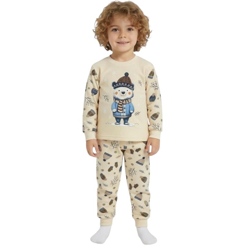 4114  toptan 4-5-6 yaş arası erkek çocuklar için mevsimlik pijama (uzun kollu üst ve pantolondan oluşan takım)