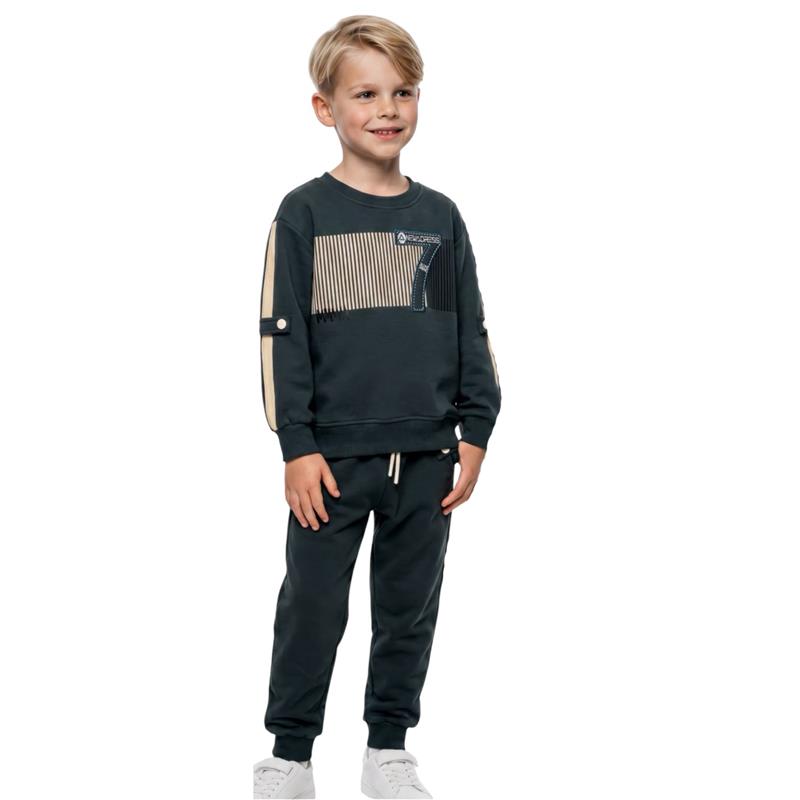 3375 toptan 5-8 yaş arası erkek çocuk (sweatshirt ve pantolon) eşofman takımı 