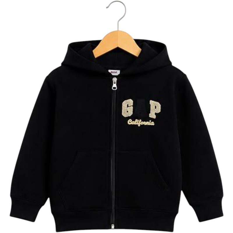3730 toptan 3/12 yaş kızlar için fermuarlı ve kapüşonlu GAP California çocuk sweatshirt 