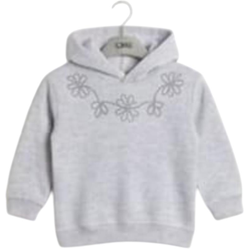 3205 toptan 3-12 yaş arası kız çocuklar için kapüşonlu sweatshirt